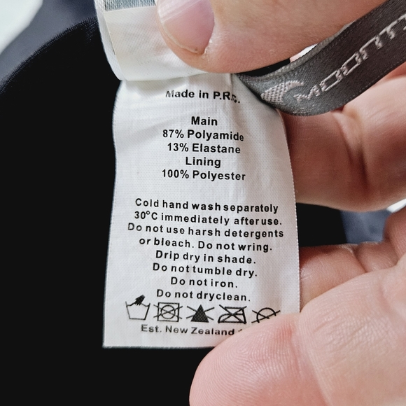 MOONTIDE | wrap bust underwire one piece swim bathing suit - Picture 5 of 7